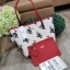 New! & Limited Lacoste x Disney Holiday Collection Reversible Tote Bag With Clutch สีแดง