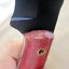 มีดพกสั่น ALONZO KNIVES USA CUSTOM HANDMADE TANTO POWDER COATED 1095 STEEL KNIFE 293