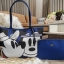 New! & Limited Lacoste x Disney Holiday Collection Reversible Tote Bag With Clutch สีน้ำเงิน