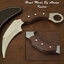 มีดคารัมบิทKARAMBIT D2 USA. 217 MICARTA HANDLE