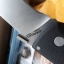 COLD STEEL 62KGC Cold Steel Rajah II plain steel 6" CTS-BD1 Stonewash Blade