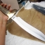 มีดเดินป่า IMPACT CUTLERY RARE CUSTOM MASSIVE SASQUATCH BOWIE KNIFE FULL TANG RAM HORN UK