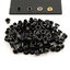 ตาไก่ DIY Eyelets GS 8-8 brass black Kydex .08-.093 1/4 Custom Holster Sheath/ 10 ตัว