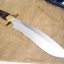 มีดเดินป่า IMPACT CUTLERY RARE CUSTOM MASSIVE SASQUATCH BOWIE KNIFE FULL TANG RAM HORN UK