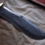 มีดDAMASCUS STEEL Ash damascus steel handmade hunting bowie knife 12.5" Canada