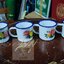 แก้วกาแฟสังกะสีเคลือบ ชุด 4 ใบแก้วกาแฟสังกะสีเคลือบ ชุด 4 ใบ