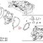 กระโหลกวาล์วน้ำ / เทอร์โมสตัท / Thermostat housing with thermostat MINI COOPER R55, R56, R57, R58, R59, R60, R61 Engine N14 (11537534521) แท้