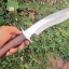 มีดเหล็กD2 Michael Cody's Custom Handmade D2 steel Sasquatch Bowie Knife Machete (ตำหนิตามรูป)