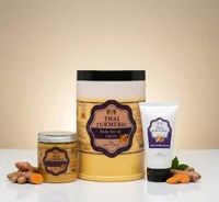 Thai Turmeric Body Scrub Cream 1,000 g. ขนาดใหญ่ Thai Turmeric Body Scrub Cream 1,000 g. ขนาดใหญ่