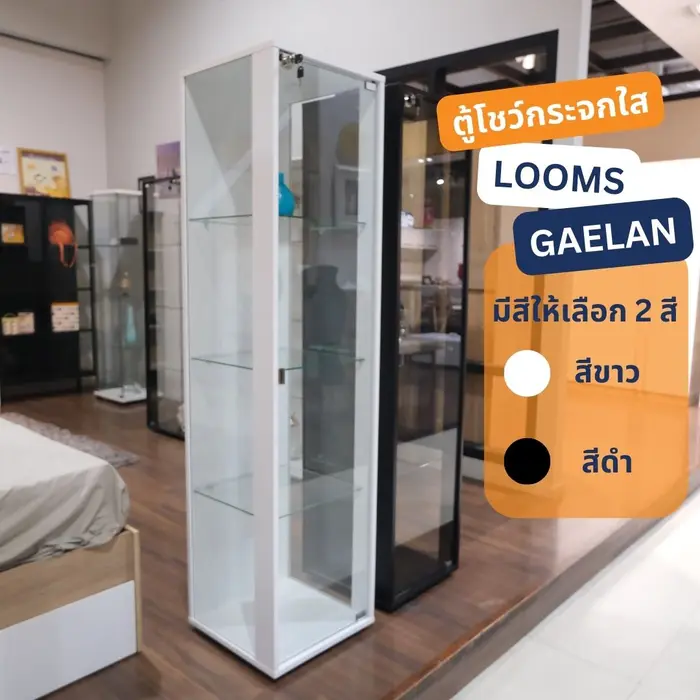 ตู้โชว์กระจกใส รุ่น GAELAN ขนาด 40 ซม.